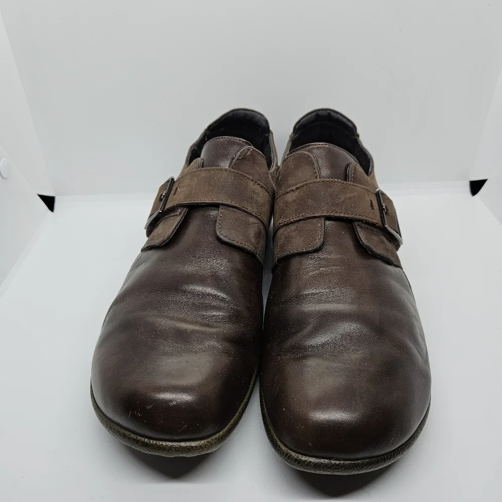 Naot brown leather Tane slip on shoes EU 41 US 10
